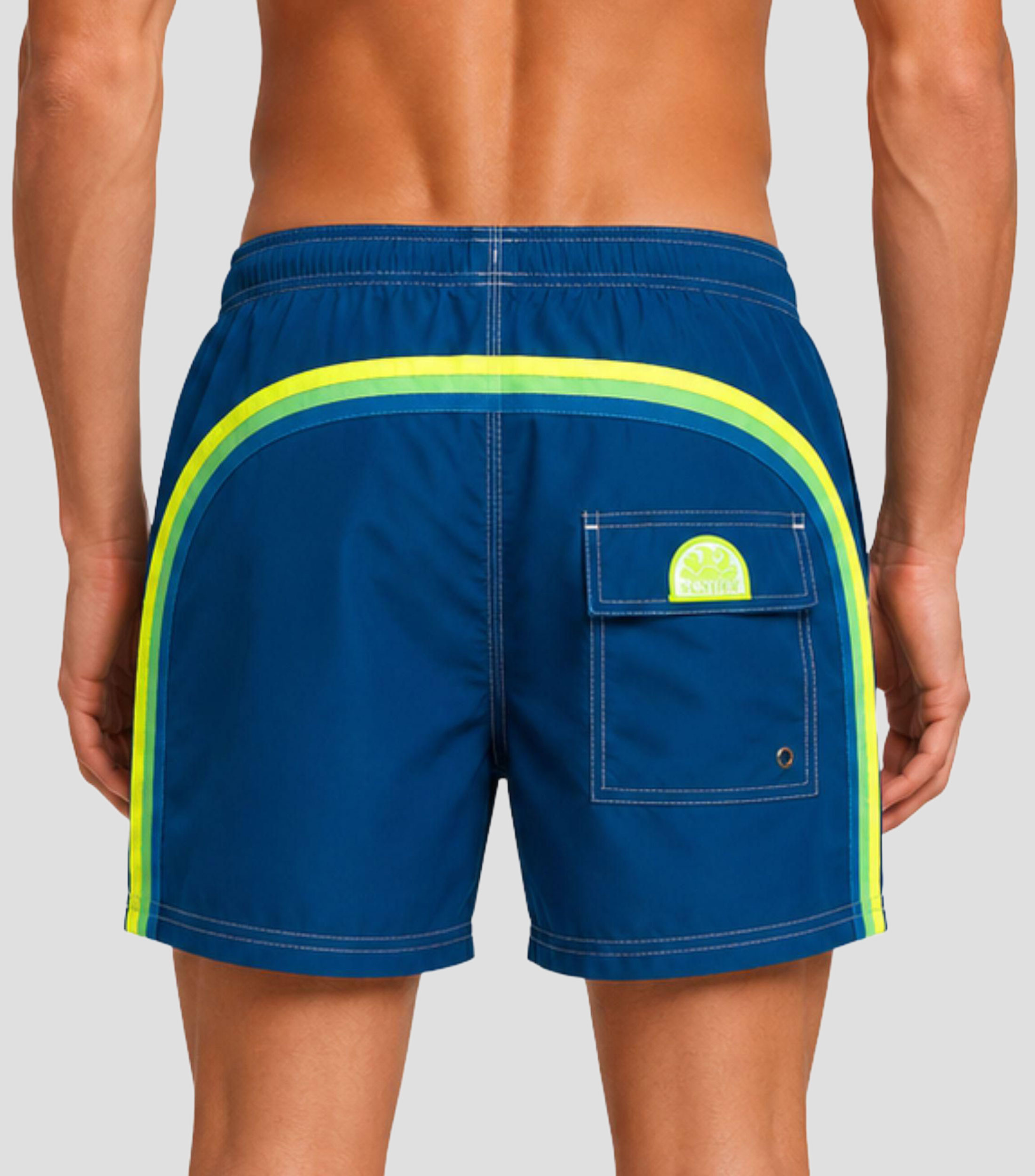 Traje de baño corto Liso Hombre